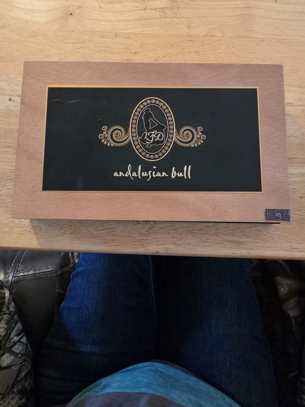 La Flor Dominicana Andalusion Bull Wood Cigar Box